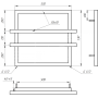 Полотенцесушитель Cadexsa 53x63 см