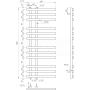 Genesis Aqua Сушка для рушників Carisma Електричний 100x53x3