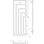 Радиатор отопления Genesis-Aqua Vero 140x53 см