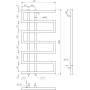 Полотенцесушитель Mogiana 80x53 см