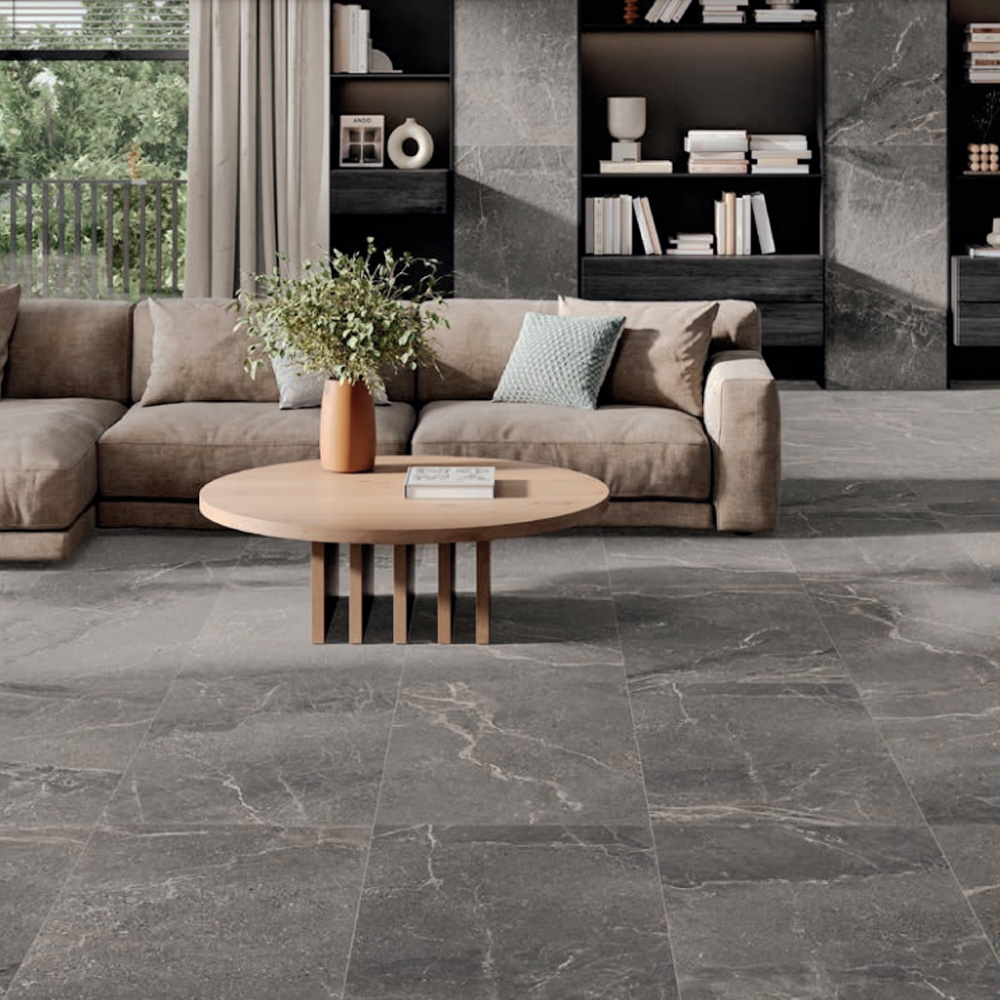 ALMERA CERAMICA (SPAIN) P.E. VOLTERRA GREY RECT. (1 сорт)