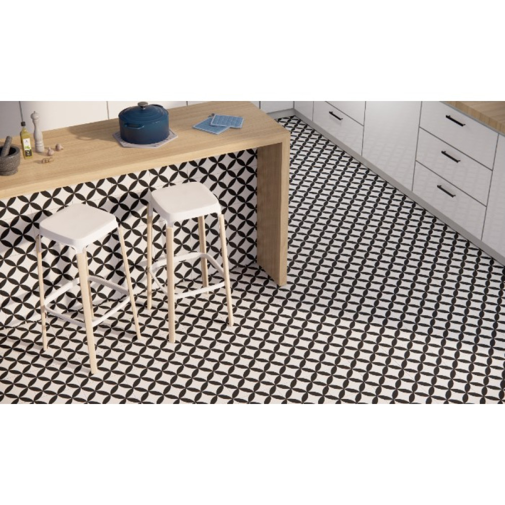 ALMERA CERAMICA (SPAIN) PRIS.PRE. CIRCLE BLACK (1 сорт)