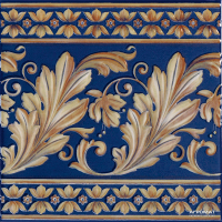 APE Ceramica MAJESTY COBALTO декор