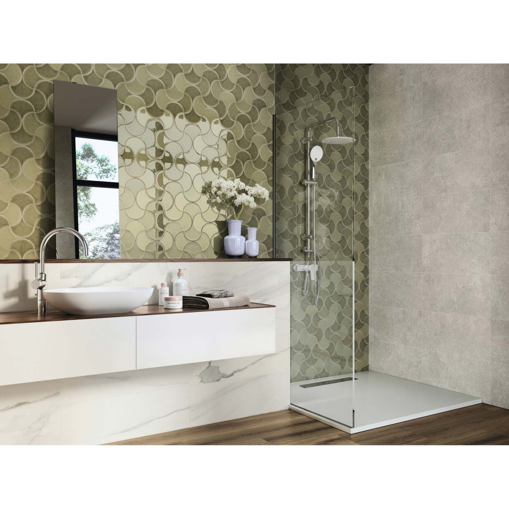APE Ceramica RAIN VICTORIAN GREEN CRACKLED