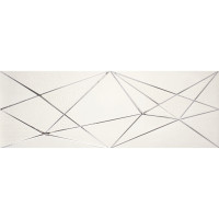 APE Ceramica DECOR ZIG ZAG WHITE декор