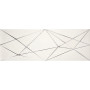 APE Ceramica DECOR ZIG ZAG WHITE декор