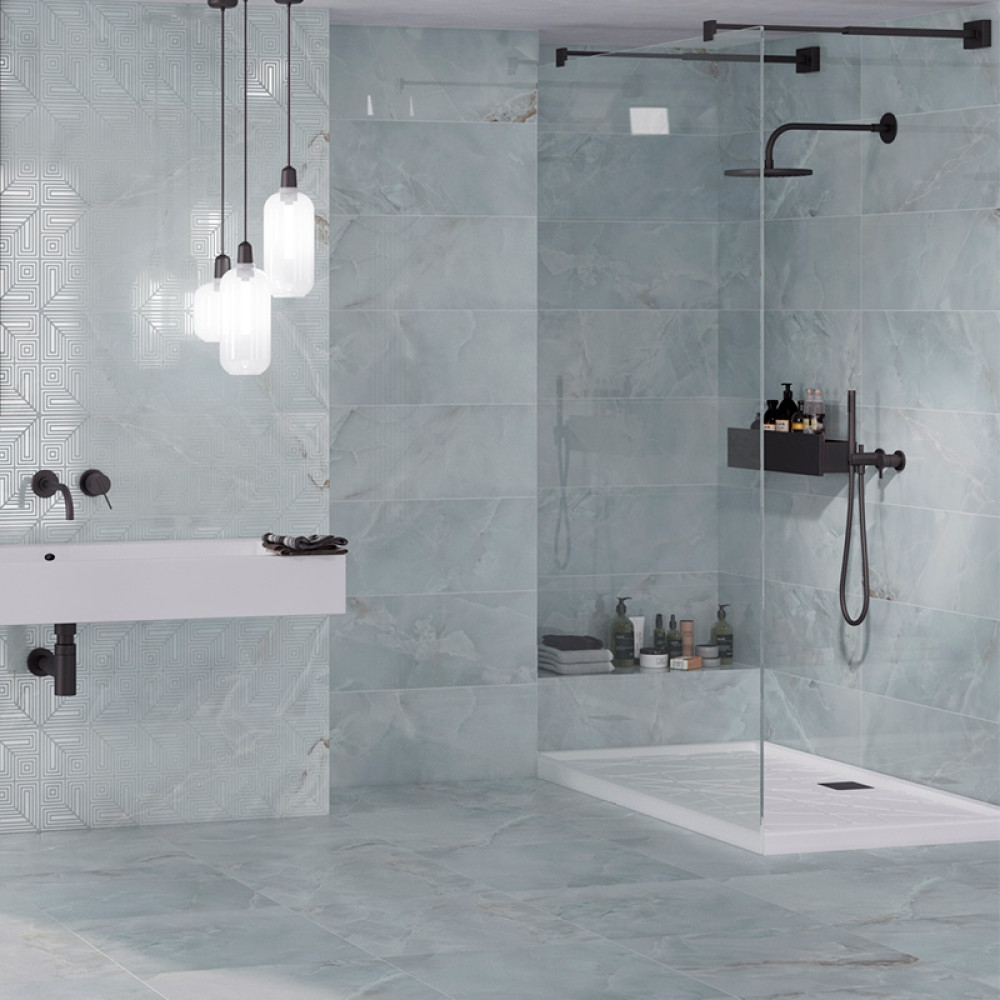 AZTECA Грес ONYX LUX LIGHT BLUE 60х120