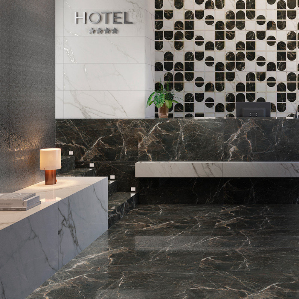 AZTECA Грес CERVINO LUX BLACK 60х60