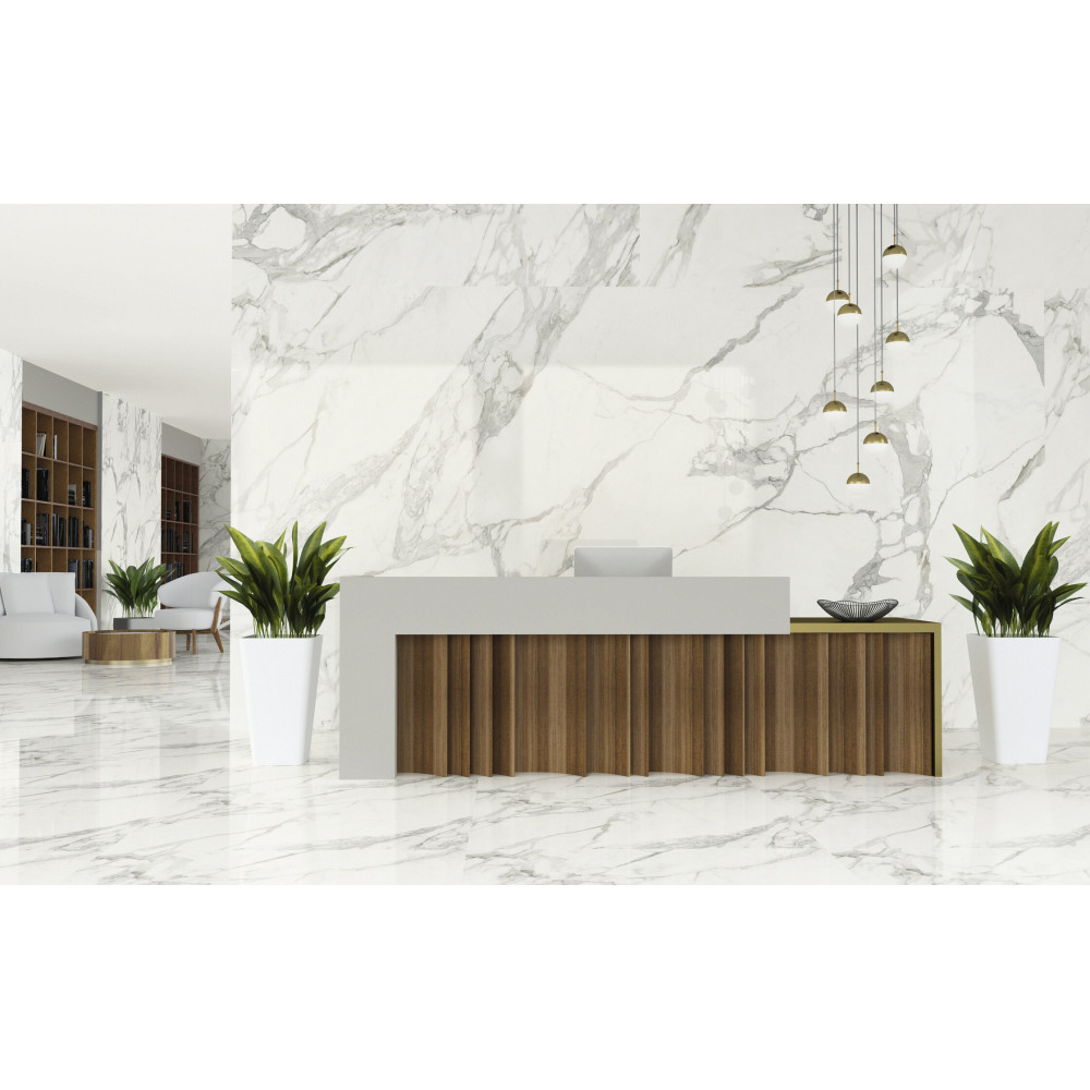 AZULEJOS BENADRESA MEDICI WHITE PULIDO 120x260 (плитка настінна)