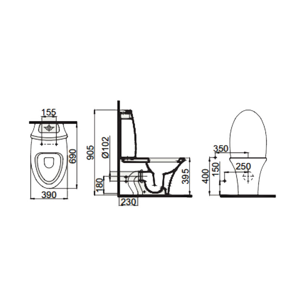 Бачок IDEVIT Rena 2905-0000