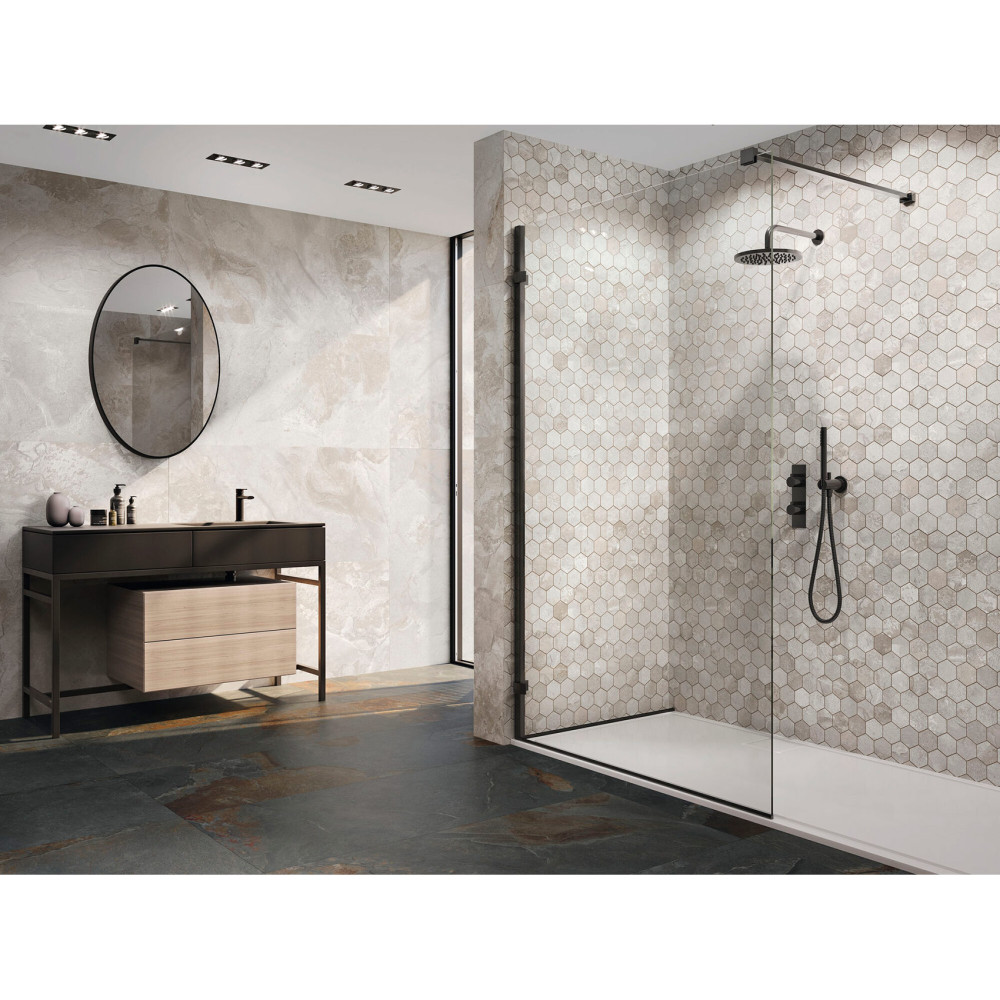 BALDOCER SLATE WHITE RECT. 60X120