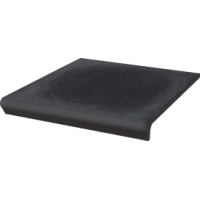 Paradyz BAZALTO GRAFIT KAPINOS STOPNICA PROSTA 30X33 G1