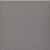 Paradyz BAZO NERO STOPNICA PROSTA GRES SÓL-PIEPRZ MAT. 30X30 G1