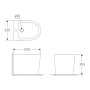 Біде VOLLE NEMO 13-17-046 Black