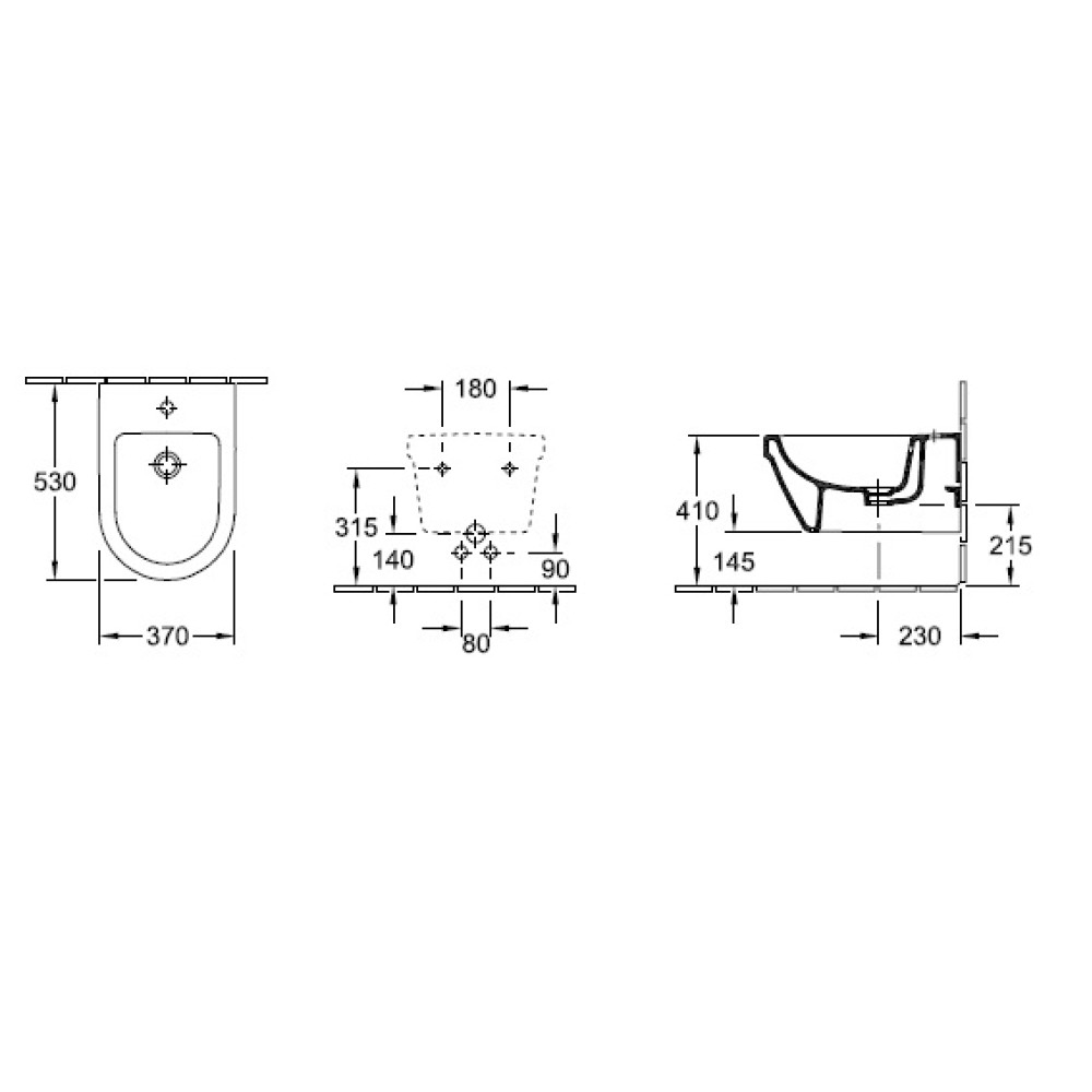 Біде VILLEROY & BOCH OMNIA ARCHITECTURA 548400R1