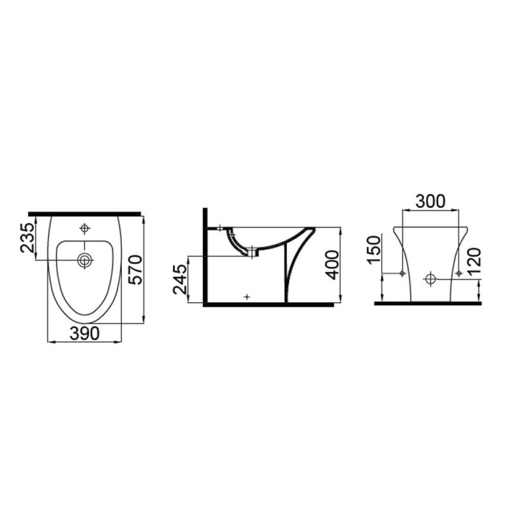 Биде IDEVIT Rena 2906-0105-08