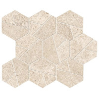 Atlas Concorde Boost Stone Ivory Mosaico Hex 25x28,5 Matt (A7CU)