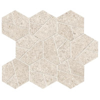Atlas Concorde Boost Stone White Mosaico Hex 25x28,5 Matt (A67I)