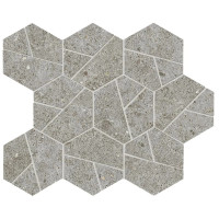 Atlas Concorde Boost Stone Grey Mosaico Hex 25x28,5 Matt (A7CZ)