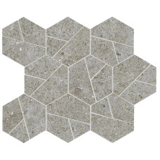 Atlas Concorde Boost Stone Grey Mosaico Hex 25x28,5 Matt (A7CZ)