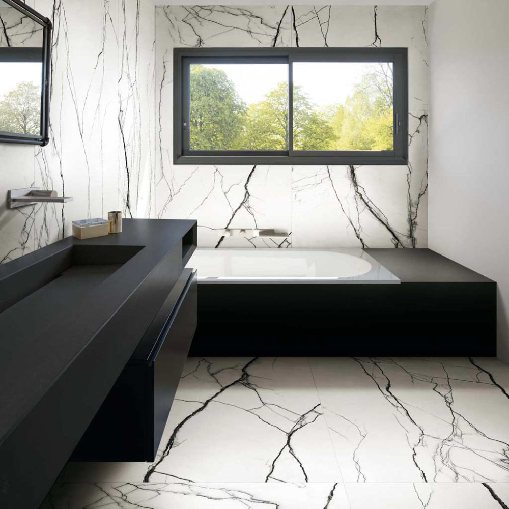 Floor Gres B&W_Marble Breach 60х120 (766401)