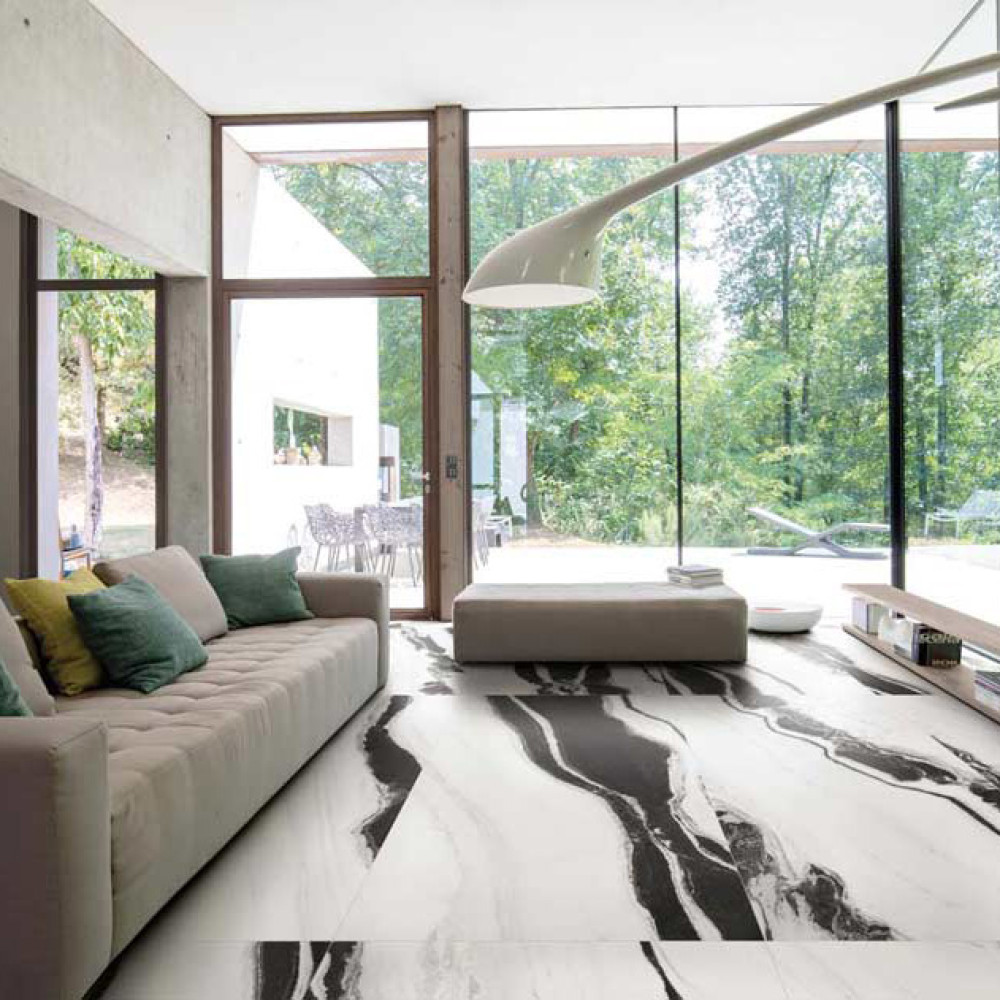 Floor Gres B&W_Marble Wave 120х240 (765537)
