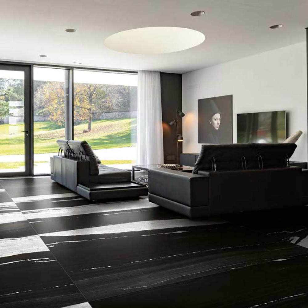 Floor Gres B&W_Marble Flow 60х120 (766405)