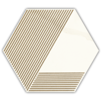 Paradyz My Way CALACATTA HEXAGON MAT. A 17,1X19,8 G1