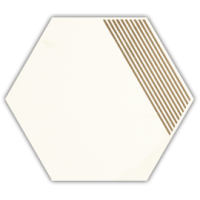 Paradyz My Way CALACATTA HEXAGON MAT. B 17,1X19,8 G1