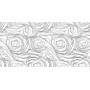 CERACASA DECO COUTURE BLACK AND WHITE 3 49.1х98.2 R декор (плитка для підлоги і стін)