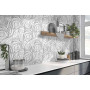 CERACASA DECO COUTURE BLACK AND WHITE 3 49.1х98.2 R декор (плитка для підлоги і стін)