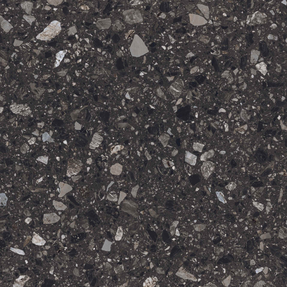 CERAMA MARKET FLORENCE TERRAZZO NERO 60x60 (плитка для підлоги і стін)