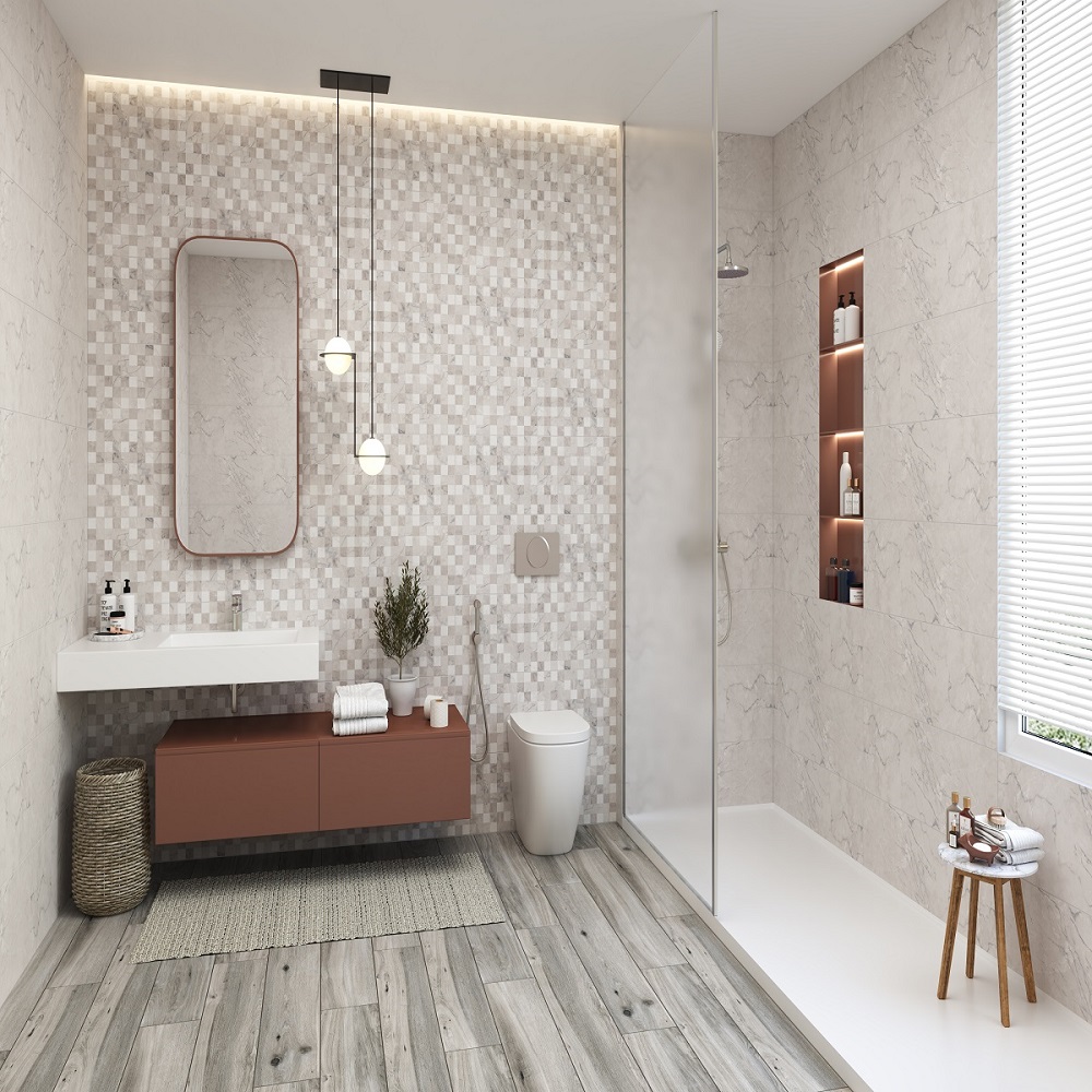 CERAMICA DESEO NG-CRACKLE SILVER HL DECOR (1 сорт)