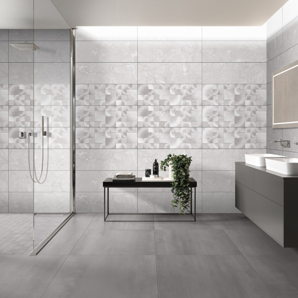 CERAMICA DESEO NG-CRACKLE SILVER HL DECOR (1 сорт)