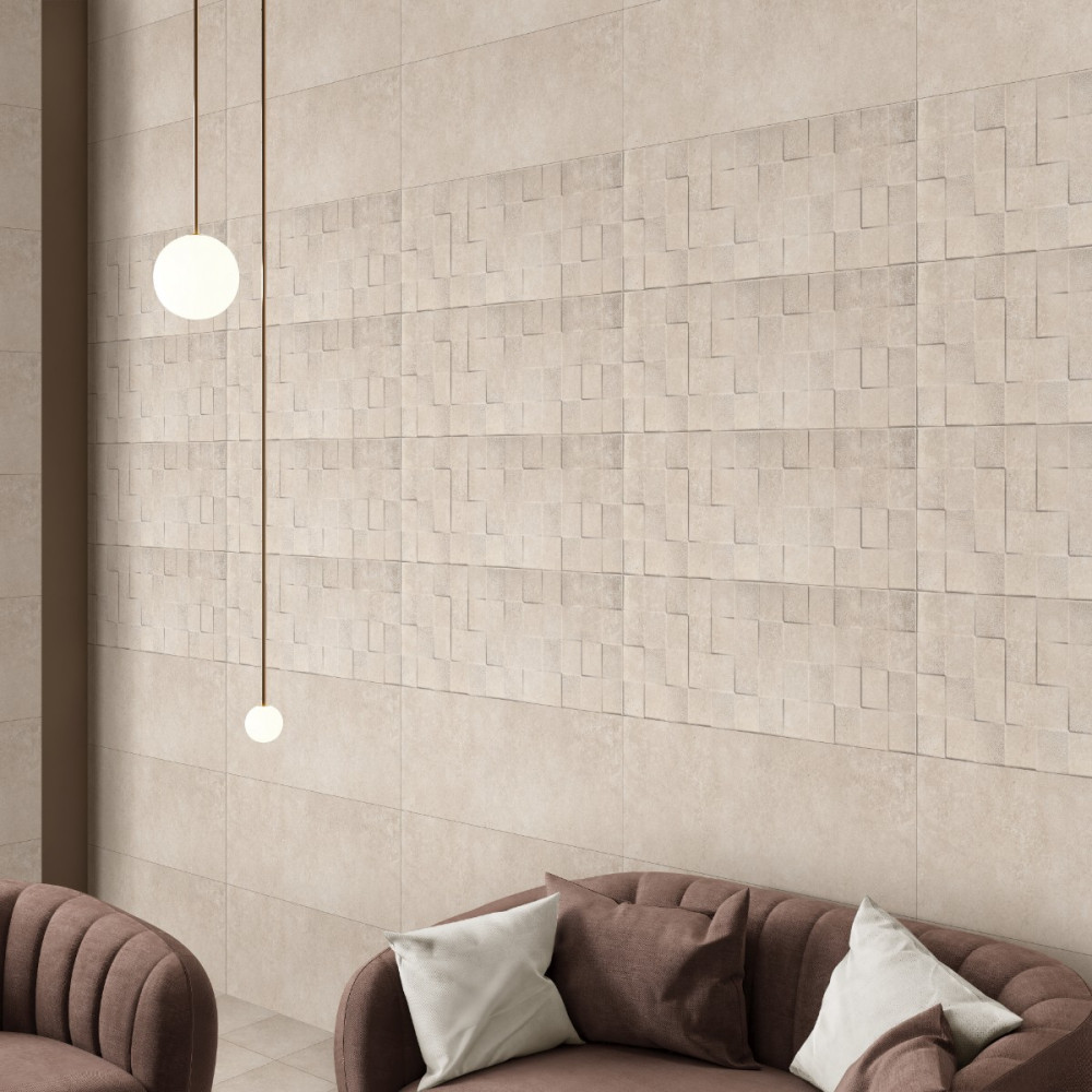 CERAMICA DESEO JACKSTONE CAMEL MATT SQUARE DECOR (1 сорт)