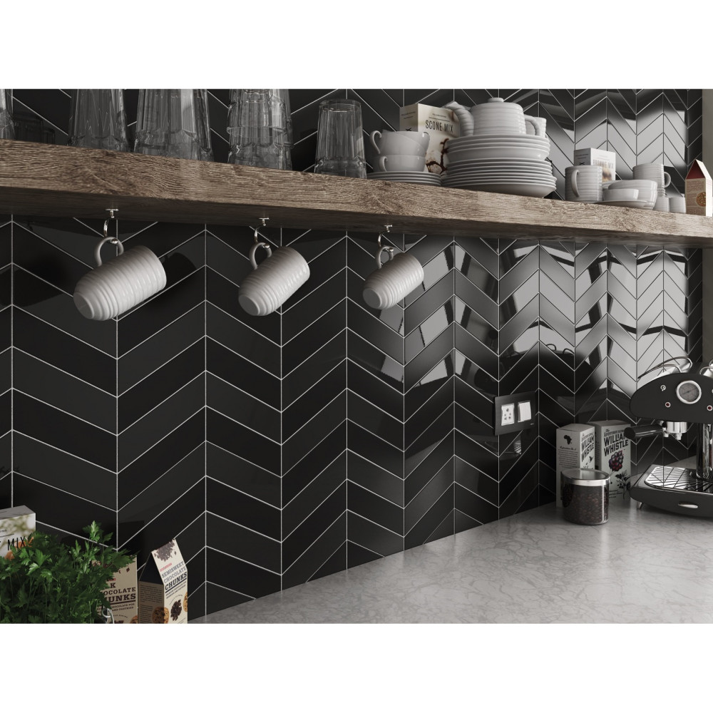 EQUIPE 23366 CHEVRON WALL BLACK right