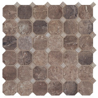 Cisa 0170169 ROYAL MARBLE MOSAICO OTTAGONA NOCE LAP