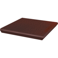Paradyz CLOUD BROWN KAPINOS STOPNICA NAROŻNA 33X33 G1