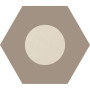 Ornamenta Corebasics Dot-Negative Ivory Hexagon 60 (CB60DNI)