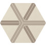 Ornamenta Corebasics Plot Ivory Hexagon 60 (CB60PLI)