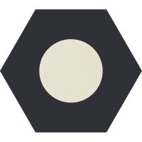 Ornamenta Corebasics Dot-Negative White Hexagon 60 (CB60DNW)