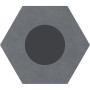 Ornamenta Corebasics Dot-Positive Grey Hexagon 60 (CB60DPG)
