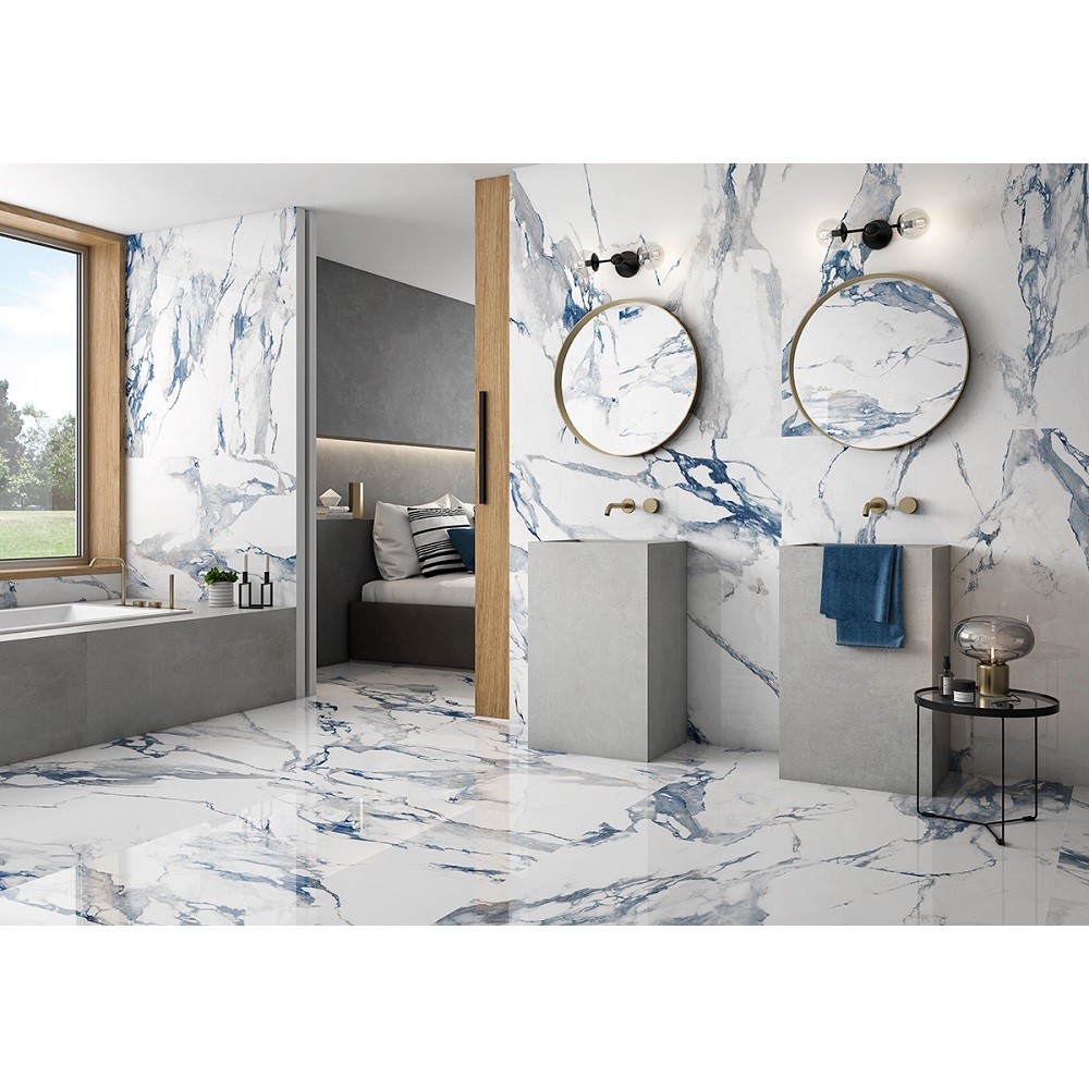 GEOTILES CRASH BLUE RECT (FAM 017/MAT RECT)