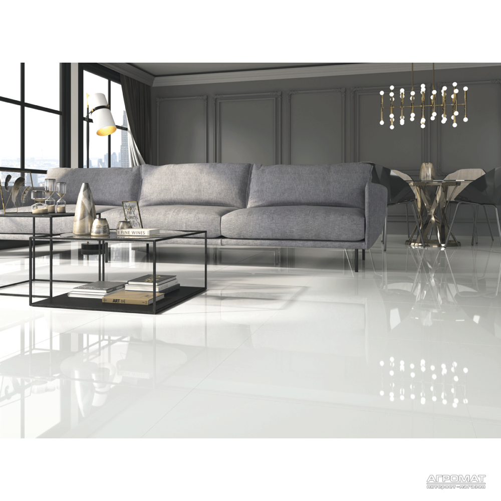 APE CRYSTAL WHITE POLISHED RECT