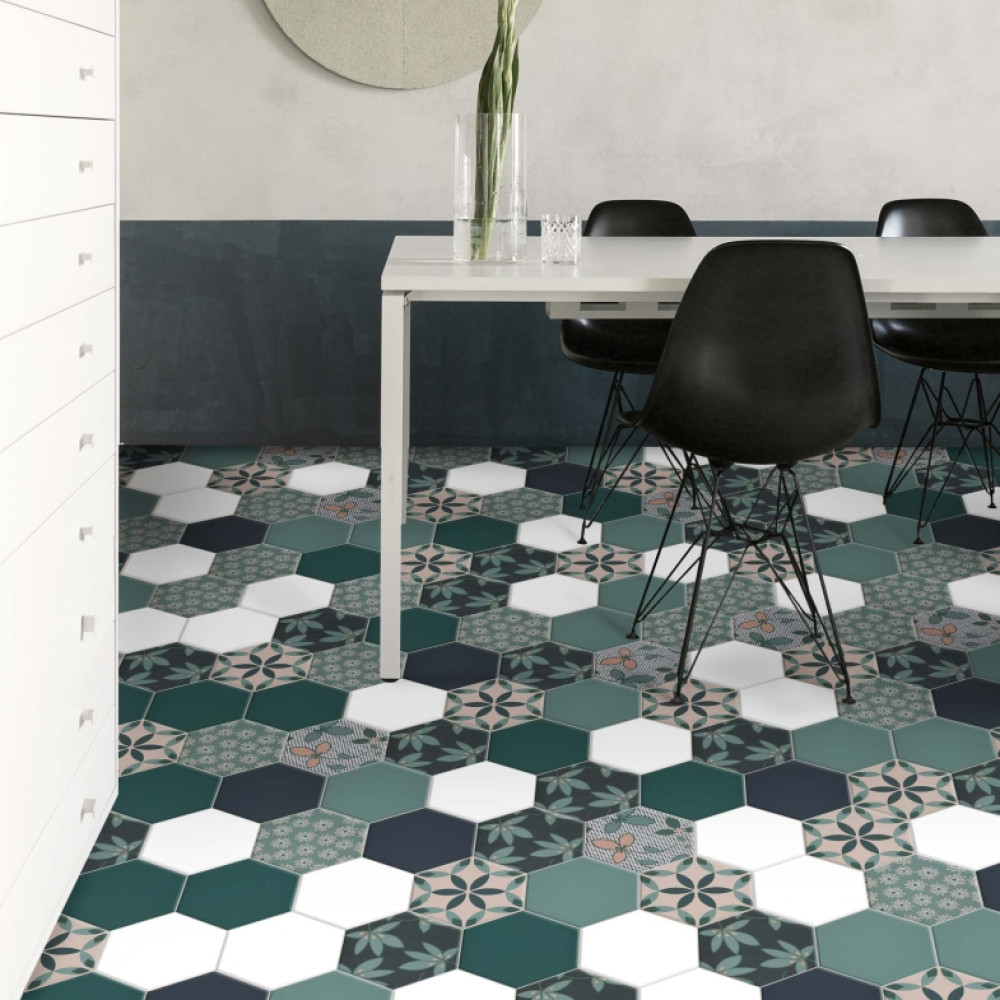 Ornamenta Decor White Hexagon 23 (DE23W)
