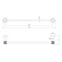 Держатель для полотенца IMPRESE BRENTA ZMK081906270