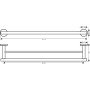 Держатель для полотенца HANSGROHE LOGIS 41712000