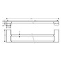 Держатель для полотенца HANSGROHE ADDSTORIS 41743700