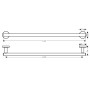 Держатель для полотенца HANSGROHE LOGIS 41716000