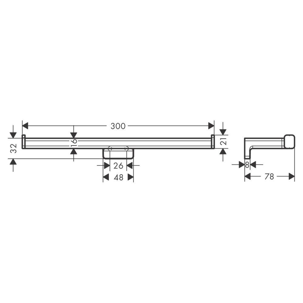 Держатель для туалетной бумаги HANSGROHE ADDSTORIS 41748000